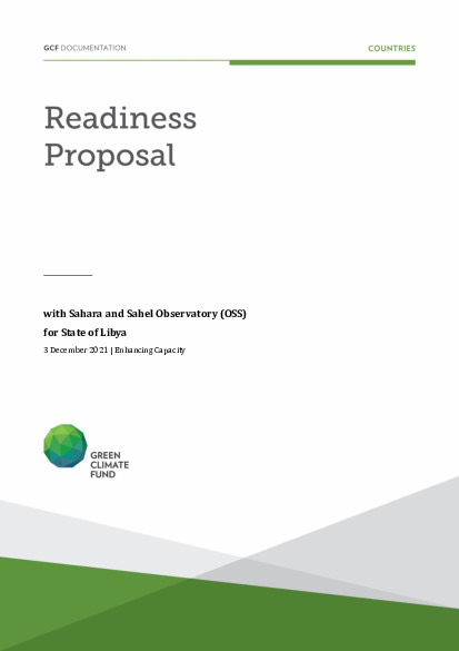 Enhancing institutional, human and technical capacity of Libya system for climate finance